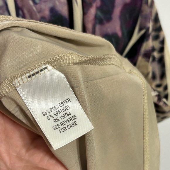 Y2K Vintage Animal Print Boho Beaded Tunic Blouse - Picture 7 of 9